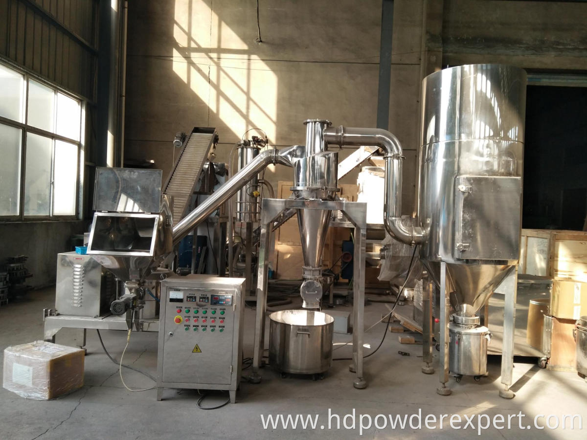 High performance cyclone pulse dust collecting grinding machine